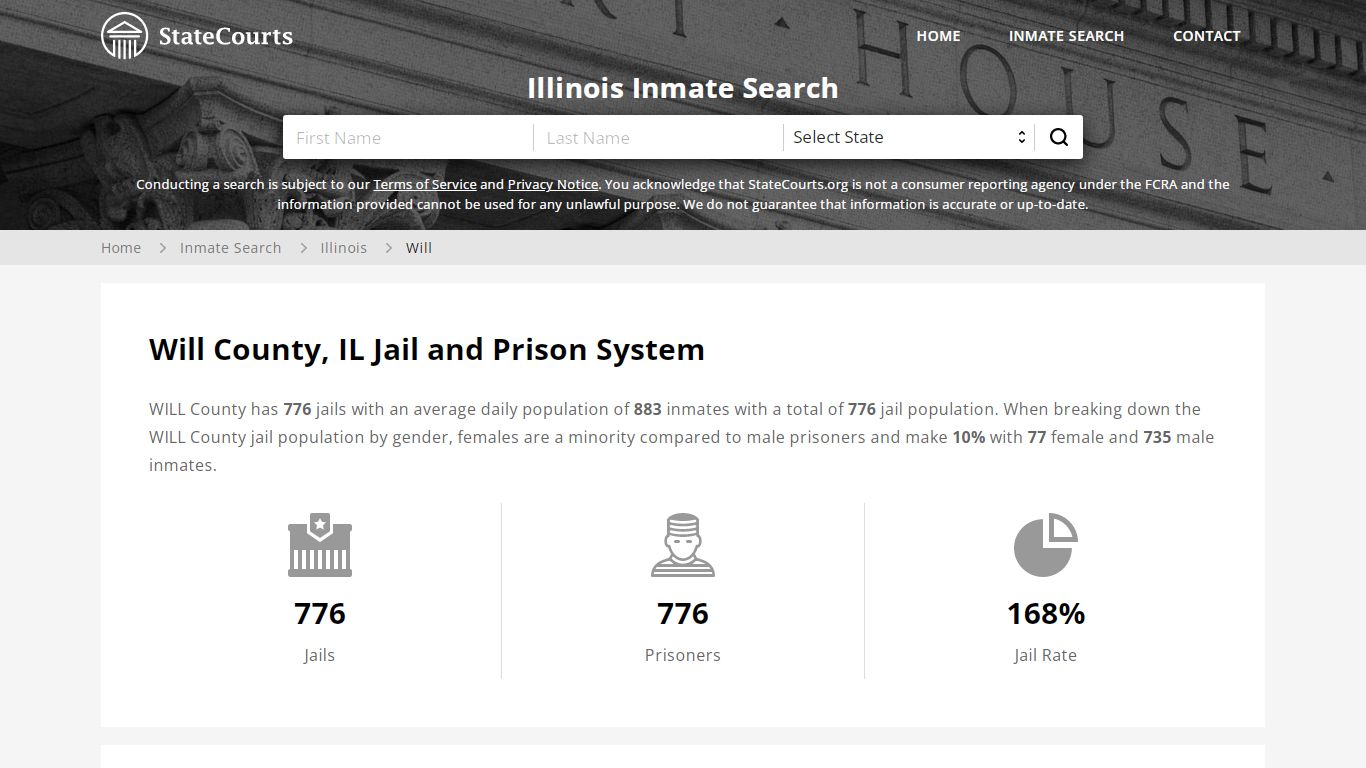 Will County, IL Inmate Search - StateCourts